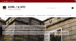 Desktop Screenshot of alemanjabitte.com