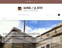 Tablet Screenshot of alemanjabitte.com